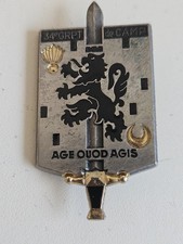 Insigne Militaire Du 34 eme Groupement de Camp Drago G 2721 Pucelle