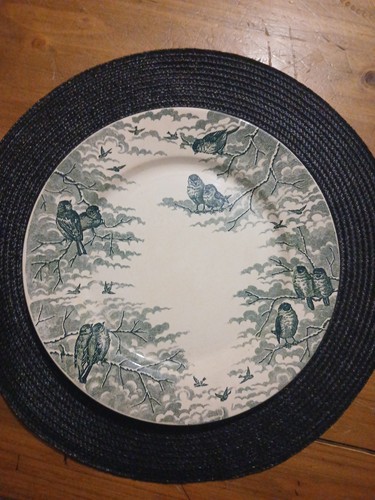Assiette plate en - plate, 23