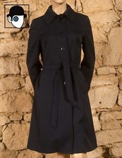 MANTEAU DE PLUIE VINTAGE années 70 avec ceinture assortie - UK 8 / US 4 / FR 36