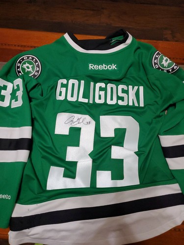 Alex goligoski signed 33 - signed, #33