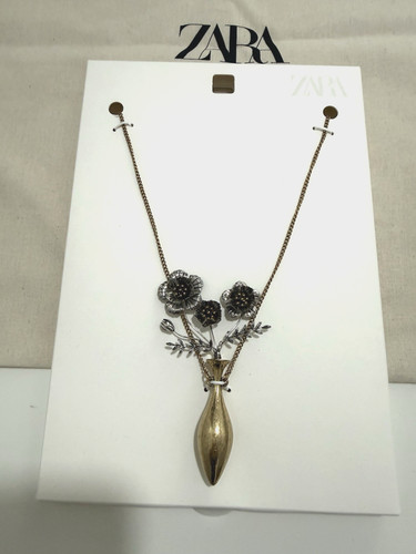 Zara collier chaîne fleurs - collier,