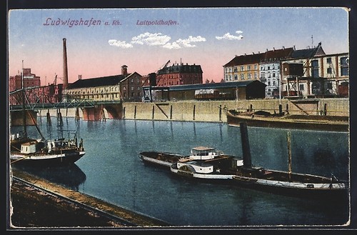 Carte postale ludwigshafen - carte, a