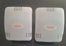 Lot 2 Prises Adaptateurs CPL Orange Liveplug HD avec câbles réseau RJ45