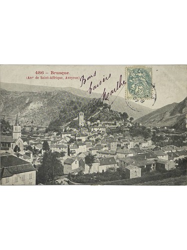 Brusque vue - brusque, (aveyron)
