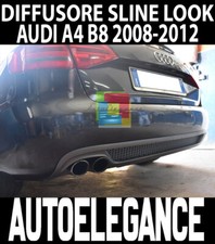 Audi A4 B8 Avant Berline 2007-2011 Diffuseur Arrière Design Sline 1