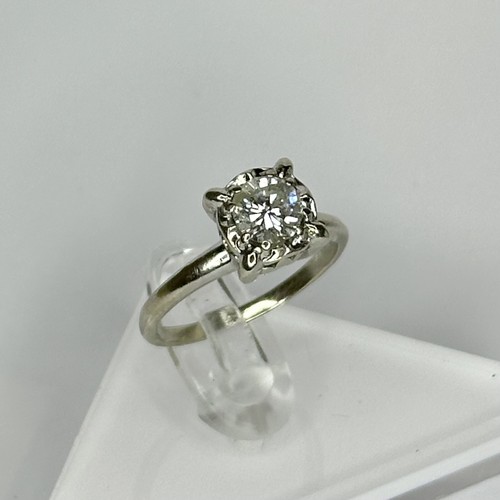 Bague solitaire gris 14 - bague,