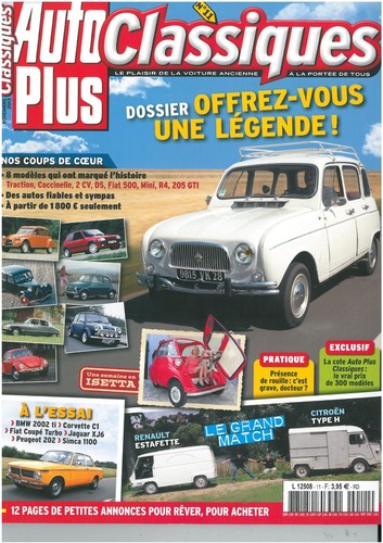 Auto plus classiques traction - auto,