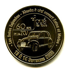 37 JOUE-LES-TOURS 60 ans de la 2 CV, 2008, Monnaie de Paris
