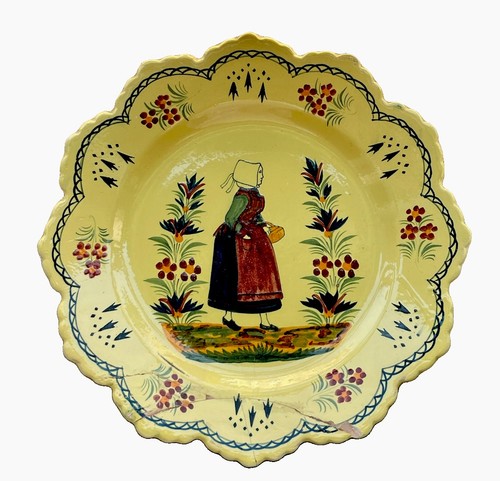 Ancienne assiette faïence - faïence, de