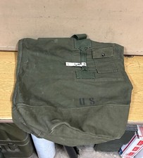 GENUINE RARE US ARMY VIETNAM LARGE DUFFLE BAG COTTON CANVAS 1972 EX MINT !!!!