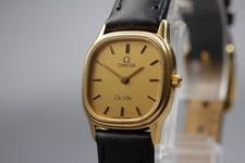 Vintage 1986 OMEGA De Ville Gold Plated Quartz Ref.591.0280 Ladies [Near Mint]