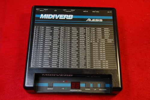 Vintage alesis midiverb - alesis,