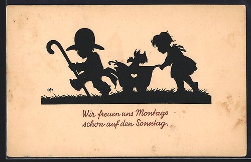 Carte postale artiste hans - postale, d'artiste