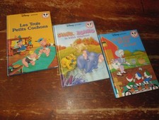 A VOIR ! LOT 3 ANCIENS LIVRES ENFANT " DISNEY " 2001/03
