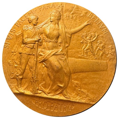 Médaille argent vermeil 64g - , "