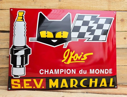 Plaque émaillée marchal - plaque,