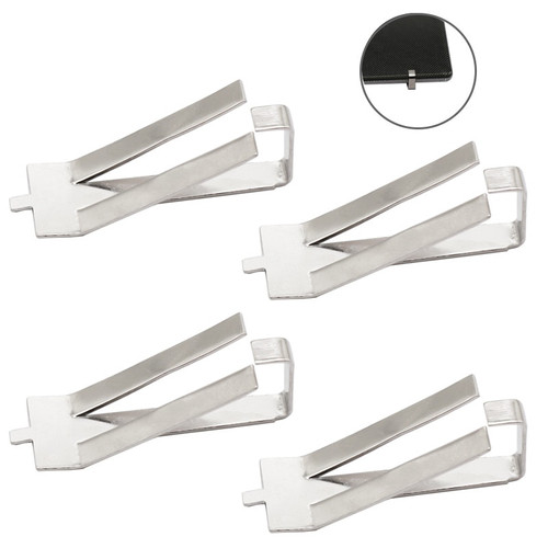 Pince clip plateau verre - 4x,