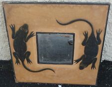 Miroir en bois décor