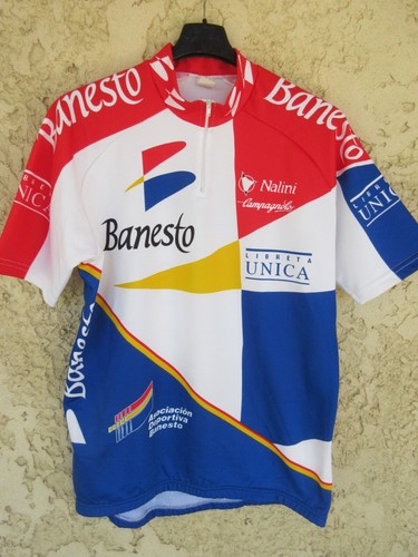 Maillot cycliste banesto s - cycliste, 90's