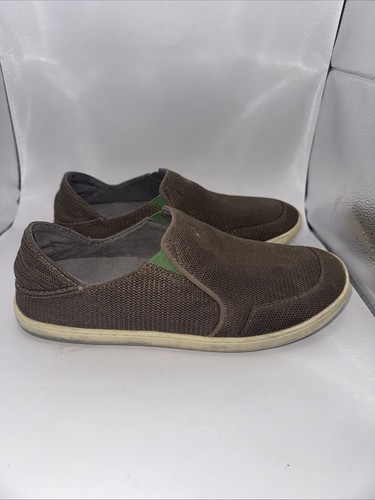 Olukai nohea mesh brown slip - olukai,