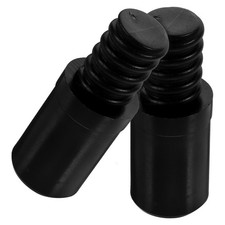  2 Pcs Pole Handle Replacement Mop Brush Rallonge Manche Balai Embout À