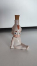 Ancien objet Flacon Bouteille Parfum bébé Enfant Art Deco porcelaine 1920