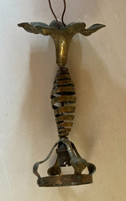 Monture suspension bronze Art Nouveau Jugendstill 1900 lanterne obus tulipe