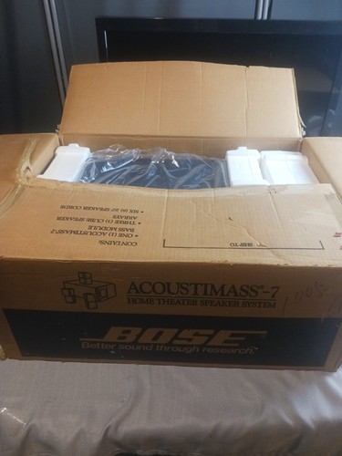 New open box bose - open, acoustimass