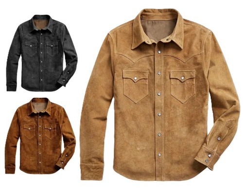 Veste camionneur cuir - en,