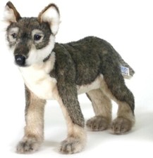 Poupée peluche petit loup