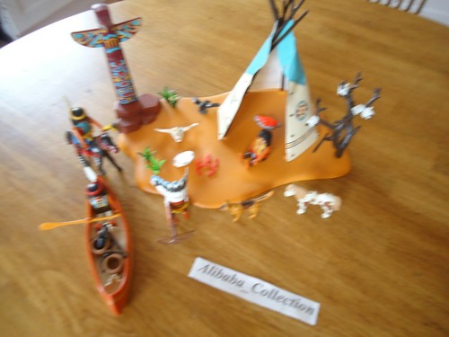 Lot playmobil indien tipi - lot,