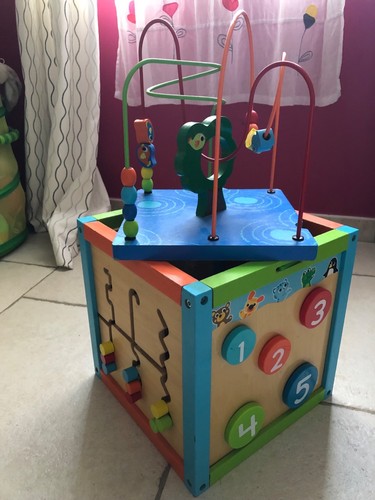 Cube activite bois - en,