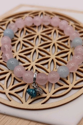 Bracelet angelite naturelle - naturelle, &