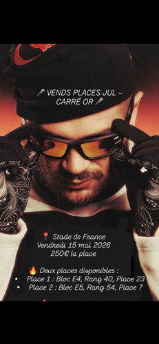 Place concert jul stade - de,