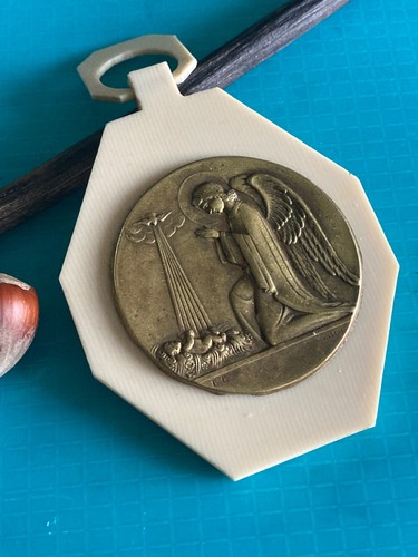 Ancienne fine médaille ange - médaille,