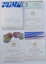 lot 4 Étiquettes vin Château