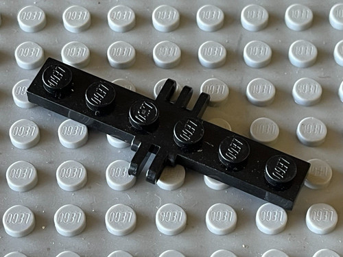 Lego black hinge - black, ref