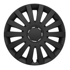 Enjoliveurs 17 Pouces Noir 4 Pièces Universels pour Jantes Acier