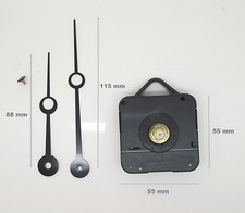 mécanisme horloge pendule quartz + aiguilles trou 8,8/11,5cm création CADRAN FIN