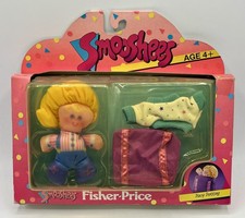SMOOSHEES, Poupée "chiffon" Tracy Trekking - FISHER PRICE 7205 - 1988 - Neuf