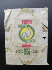 Tintin Kuifje emballage papier pour agrumes (orange citrons etc) RARE  17 sur 18