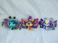 lot de 3 littlest petshop lps  moonlite fairies fee lune phosphorescente hasbro