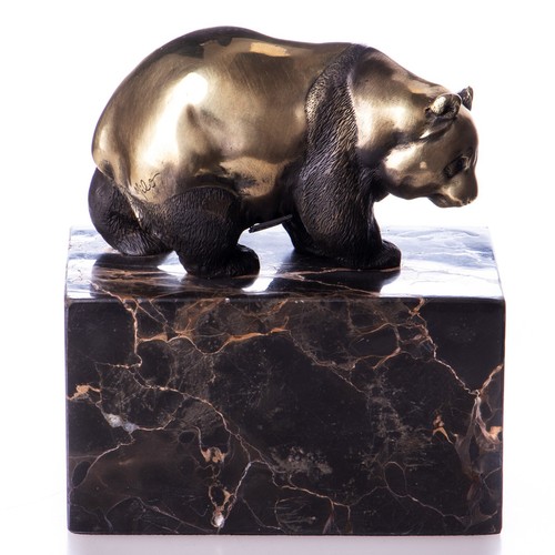 Sculpture panda art déco - sculpture,