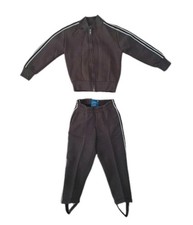 adidas Création Ventex 70 Kid Tracksuit Set Made In France Jacket Pants Brown