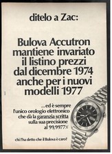 Bulova accutron montre ditelo - bulova,