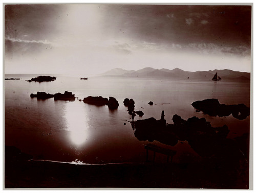 Cannes coucher soleil - coucher, de