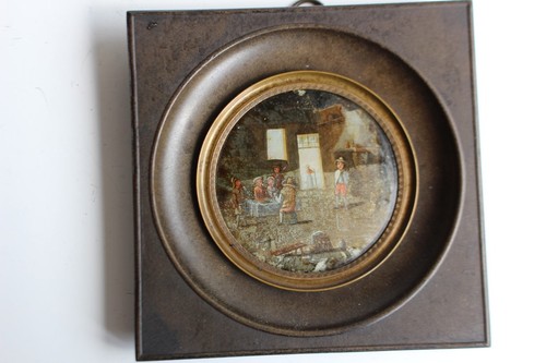 Peinture sous verre intérieur