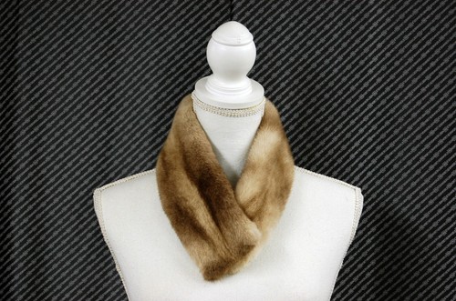 Foulard luxe fourrure de - foulard,
