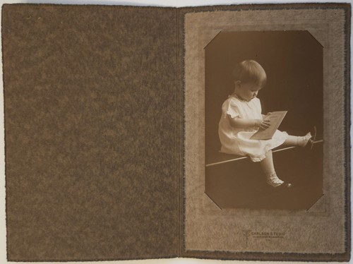 Antique found portrait - found,