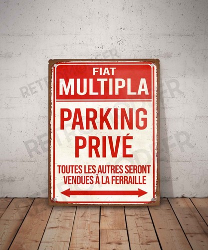 Plaque métal vintage - , fiat